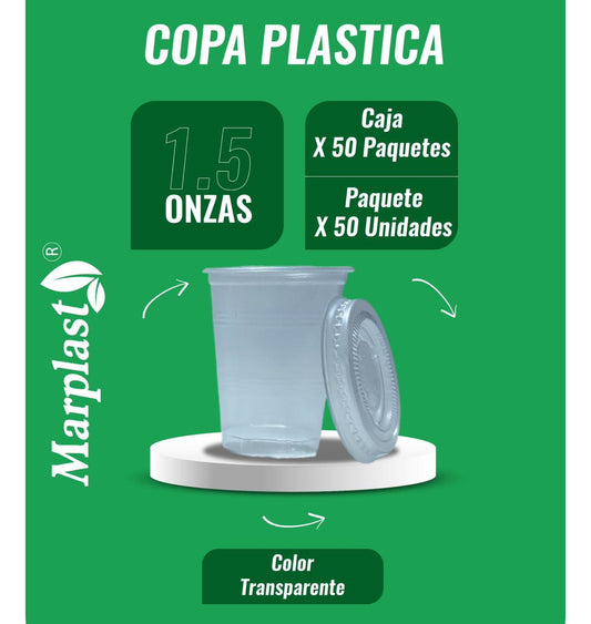Copas plasticas marplast salid 1,5 onz