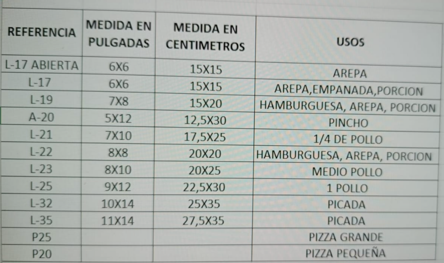 Bolsas aluminizadas