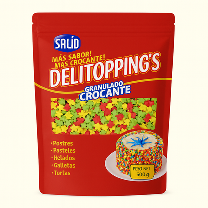 Sprinkles estrella colores x 500 gr