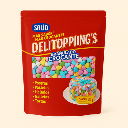 Sprinkles corazón colores x 500 gr