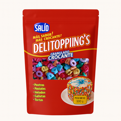 Sprinkles números colores x 500 gr