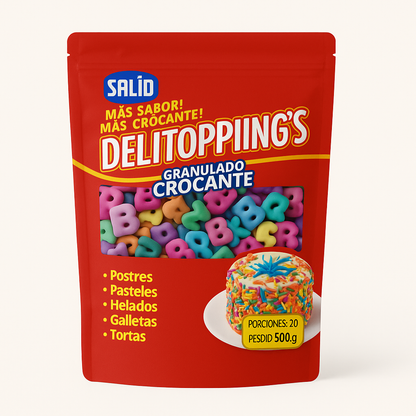 Sprinkles letras colores x 500 gr