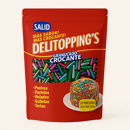 Granillos crocantes colores mixtos 1 kilo