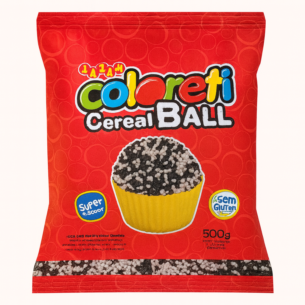 Coloreti ball micro blanco y negro x 500 gr