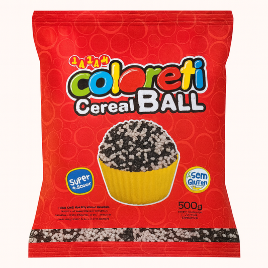 Coloreti ball micro blanco y negro x 500 gr