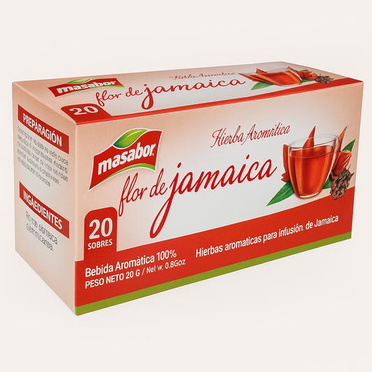 Infusión de aromática sabor Flor de jamaica