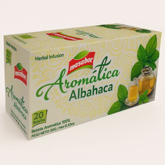 infusión de aromática sabor Albahaca