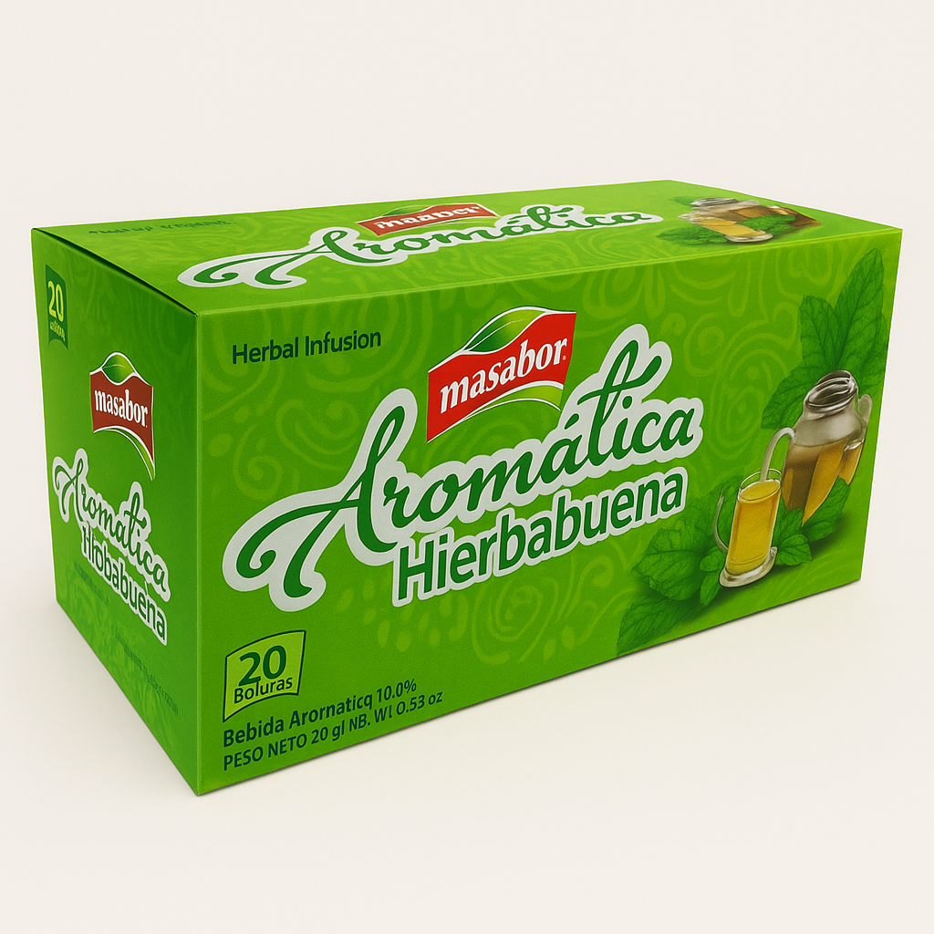 Infusión de aromática sabor Hierbabuena
