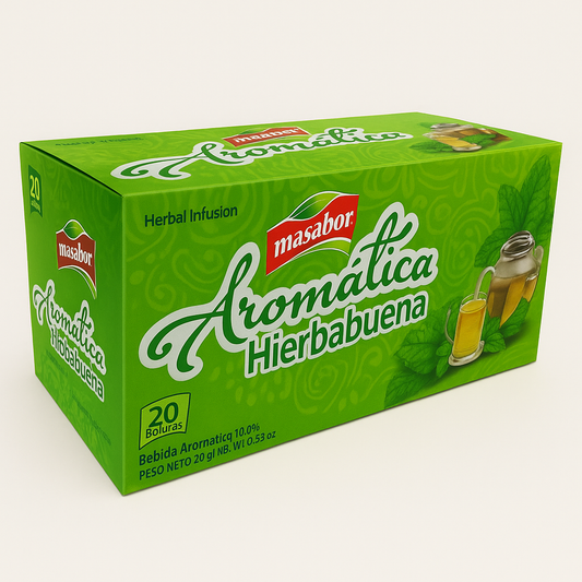 Infusión de aromática sabor Hierbabuena