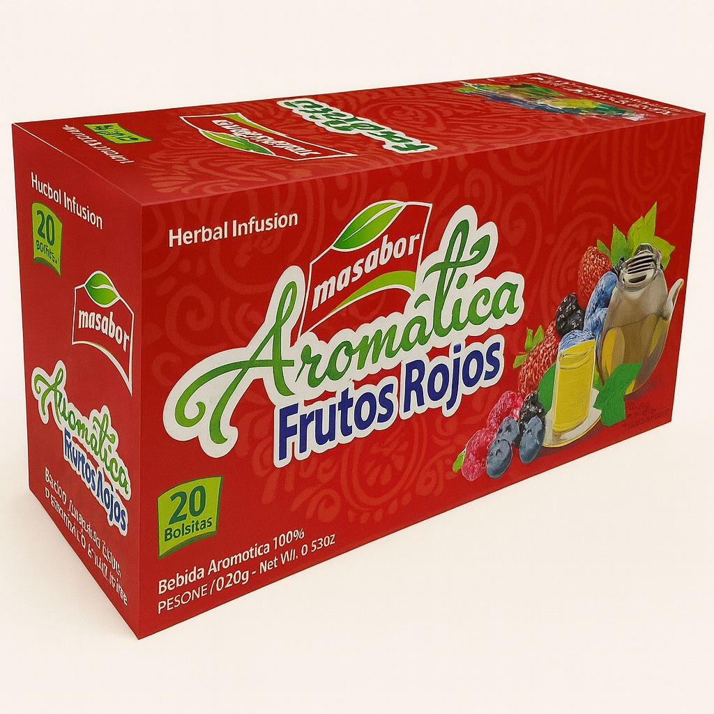 Infusión de aromática sabor Frutos rojos