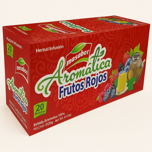 Infusión de aromática sabor Frutos rojos