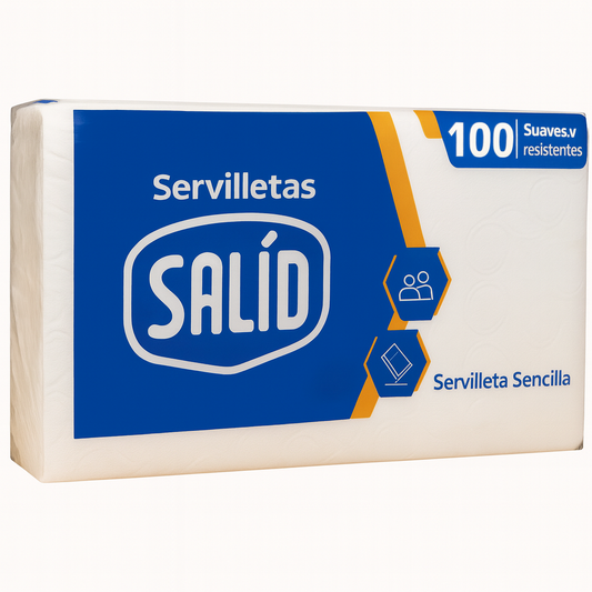 Servilletas sencilla salid x 100