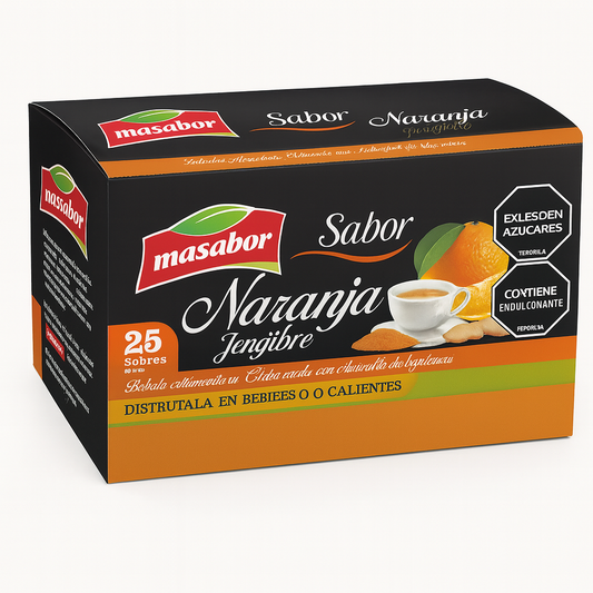 Panela saborizada Naranja jengibre