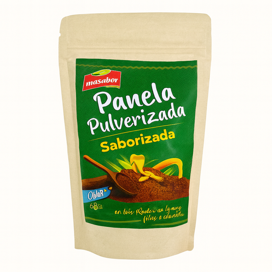 Panela pulverizada saborizada