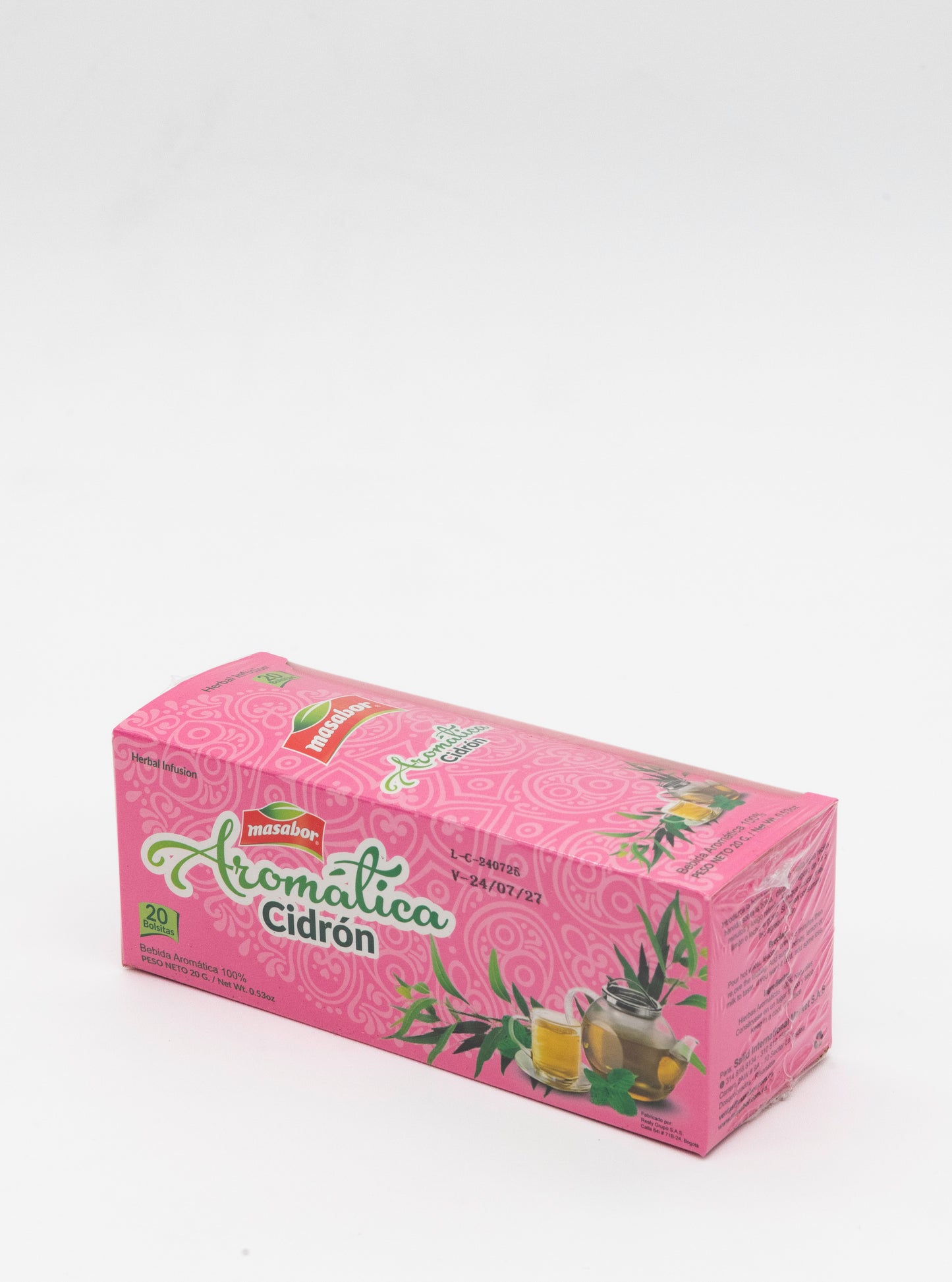 Infusión de aromática sabor Cidron