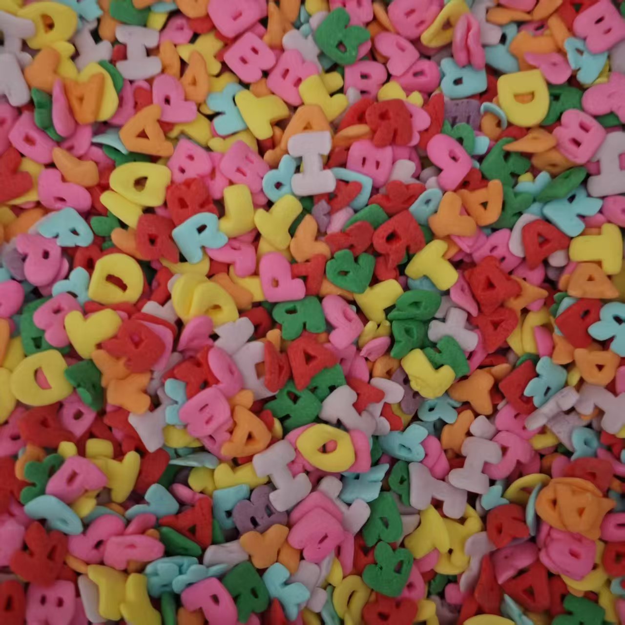 Sprinkles letras colores x 500 gr