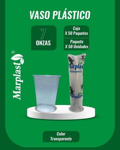 Vasos referencias y contenido por caja