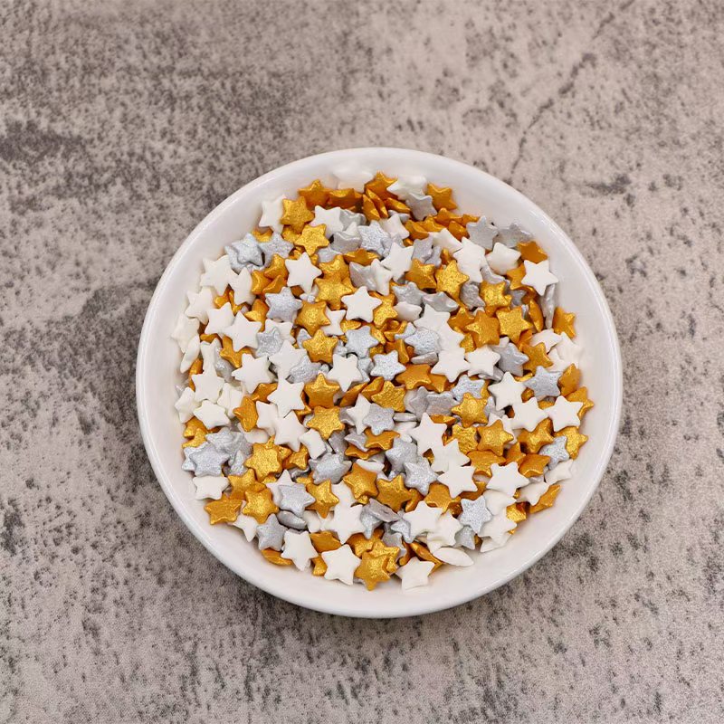 Sprinkles estrella plateada colores x 500 gr