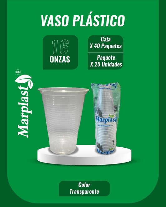 Vasos referencias y contenido por caja