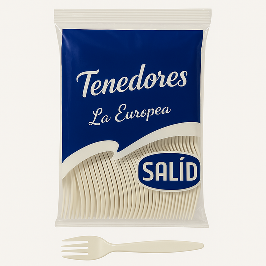 Cubiertos grandes y pequeños