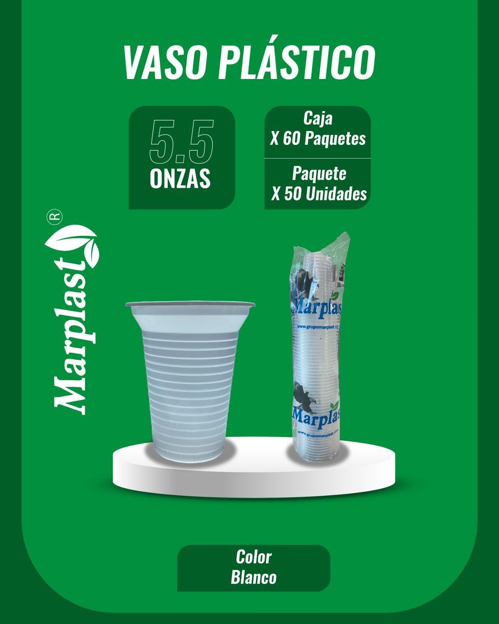 Vasos referencias y contenido por caja